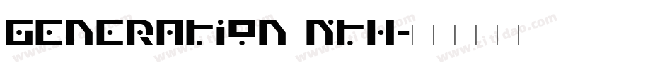 Generation Nth字体转换